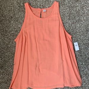 High neck float tank top